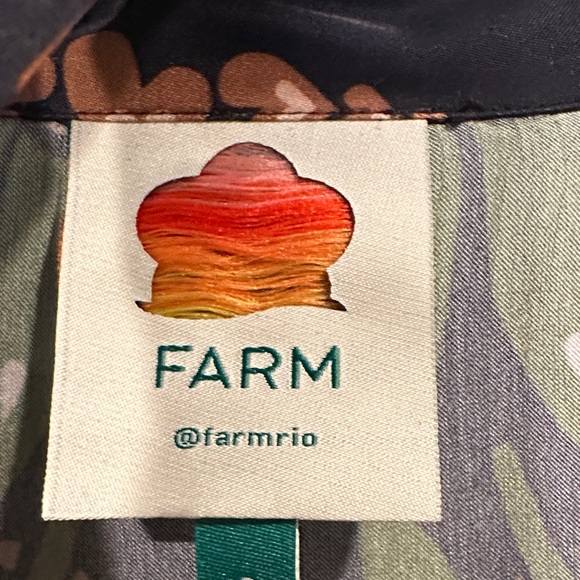 FARM Rio Colorful Patterned Long Sleeve Dress/Tunic - Picture 2 of 6